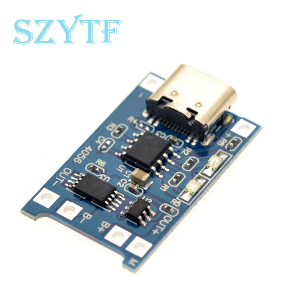 10 Uds TP4056 1A módulo de placa de carga de batería de litio TYPE-C interfaz USB protección de carga dos en uno - imagen 3