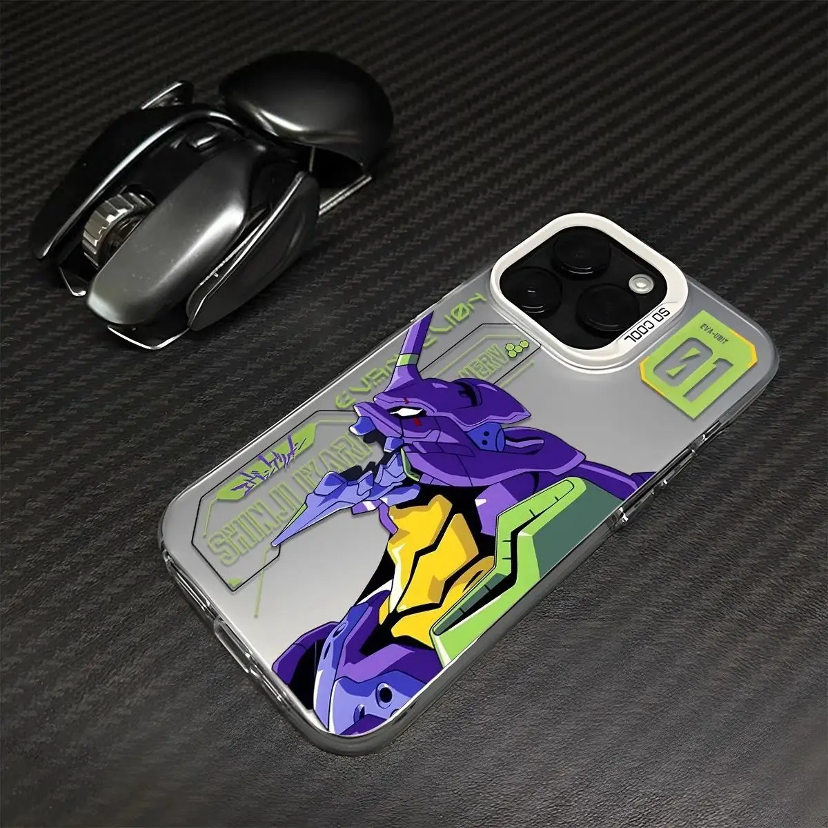 Funda de EVA-01 de dibujos animados de Anime Ikari Shinji Fighter para Xiaomi POCO X6 5G X5 X3 C50 F3GT F4 13T 12T 11 Lite, funda dura - imagen 5