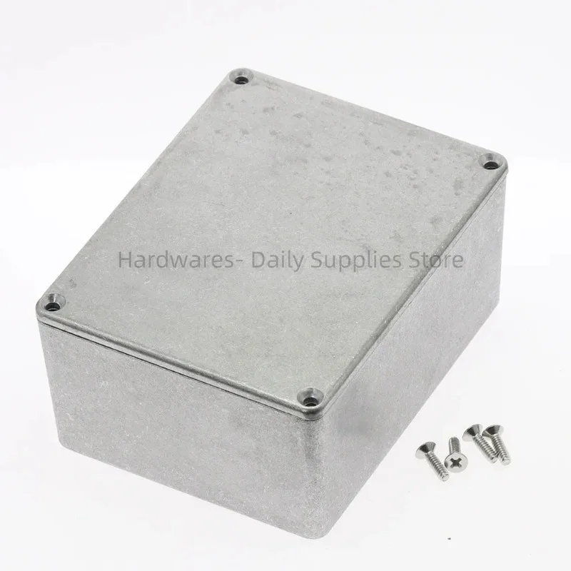 Pedal de efectos de guitarra acústica eléctrica, 1590C estilo caja de aluminio, cajas de contenedor inferiores, 120x94x56mm, 1 unidad - imagen 2