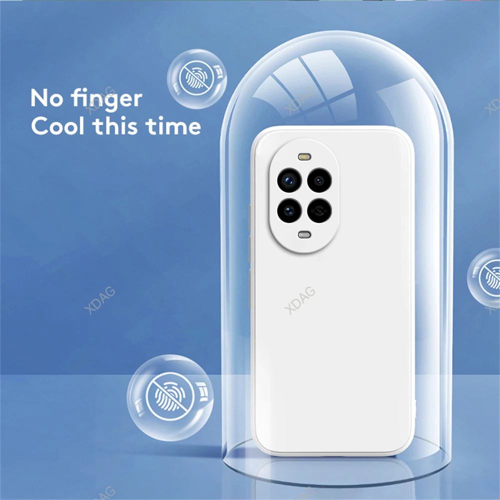 Funda de teléfono suave Original para Huawei Nova 13 Pro 5G 6,76 "MIS-AL00 protección de lente de silicona líquida cuadrada Funda trasera Simple - imagen 3