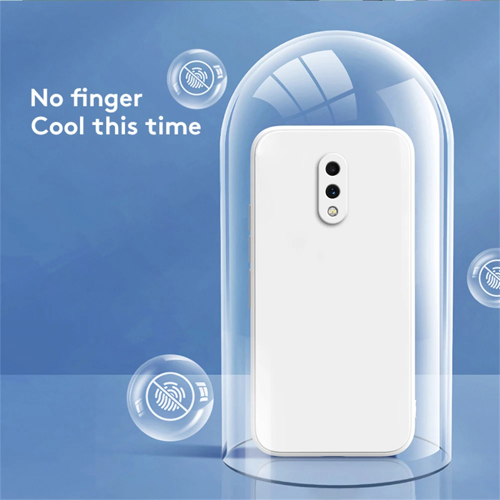 Funda de teléfono móvil para Oneplus 7, 7T Pro, 7Pro, 7TPro, Funda suave cuadrada de silicona líquida a prueba de golpes, Funda trasera flocada interna - imagen 3