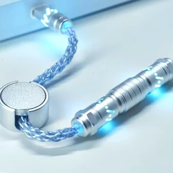 Cable USB-C RGB Magnético para Teclado Mecánico – Carga y Datos