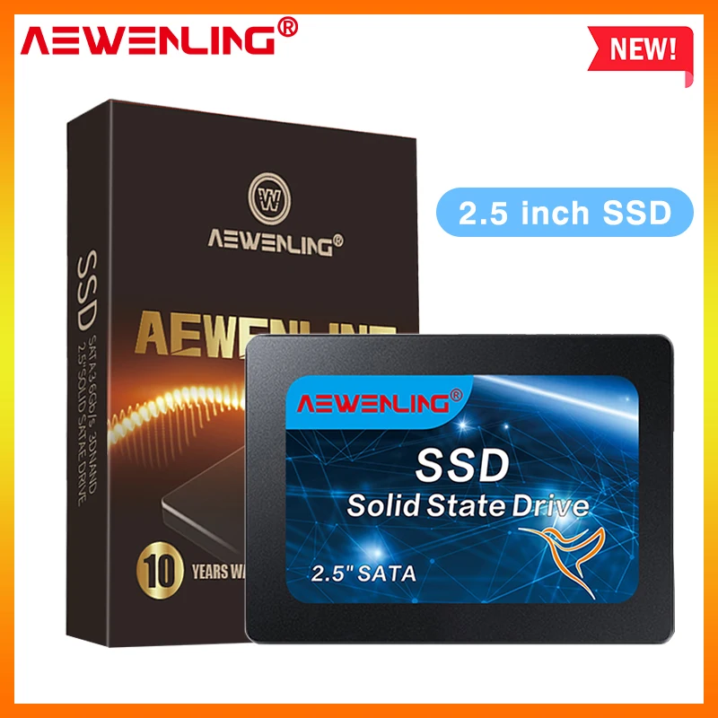 Disco duro SATA SSD 2,5 de alta velocidad de marca 32GB 128G 256GB 512GB 64GB 1TB disco de unidad de estado sólido para ordenador portátil de escritorio 2TB HDD