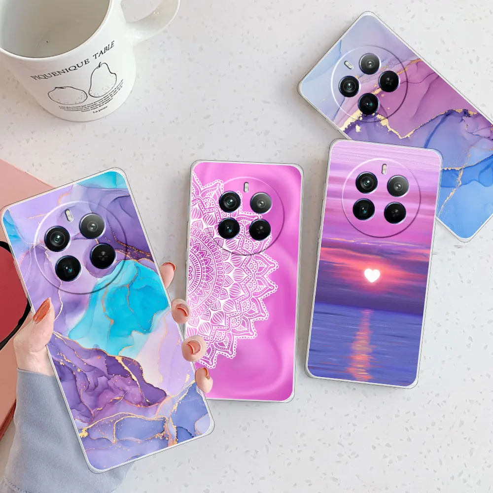 Para Realme 12 Pro 5G funda en Realme 12 Plus 5G funda a prueba de golpes funda de teléfono de silicona suave transparente para Realme 12 Pro Plus 5G Fundas - imagen 2