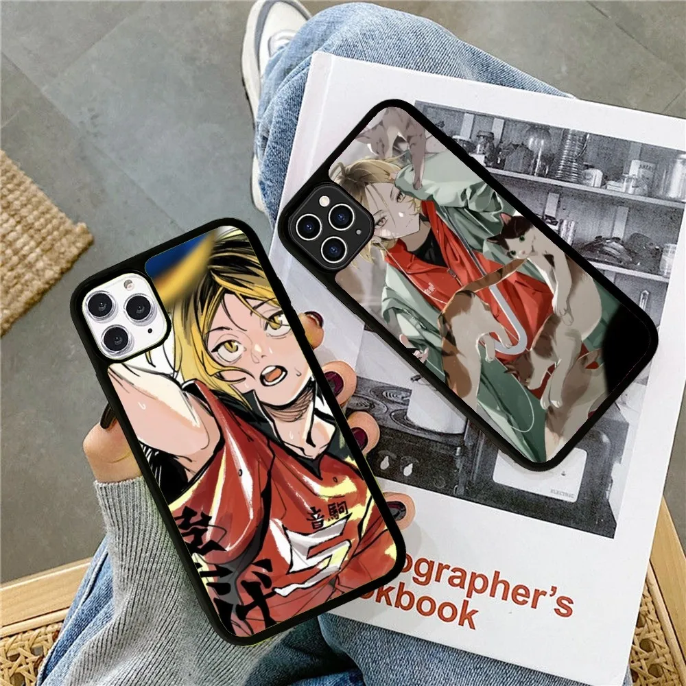 Haikyuu Kozume Kenma funda de teléfono de silicona PC + TPU para IPhone 11 12 13 14 15 16 Plus Pro Max - imagen 4