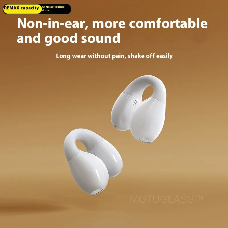 Auriculares inalámbricos Bluetooth 5,3 con clip para la oreja para música y llamadas, auriculares inalámbricos verdaderos para deportes, correr, iPhone y Android - imagen 3