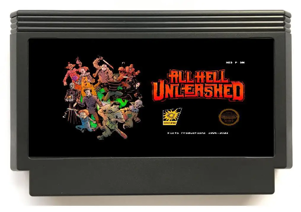 Cartucho de juego All Hell Unleashed para consola NES/FC - imagen 2