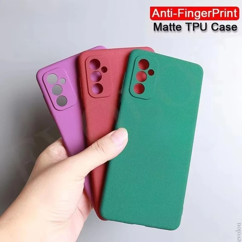 Funda de TPU suave de arenisca para Samsung Galaxy A56 A36 A26 A16 A06 A55 A35 A25 A15 cubierta protectora de lente de silicona mate ultrafina - imagen 2