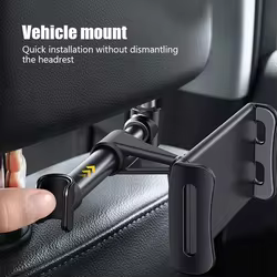 Soporte Reposacabezas Coche Universal 4-11 Pulgadas Tablet Móvil Telescópico