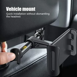 Soporte Reposacabezas Coche Universal 4-11 Pulgadas Tablet Móvil Telescópico