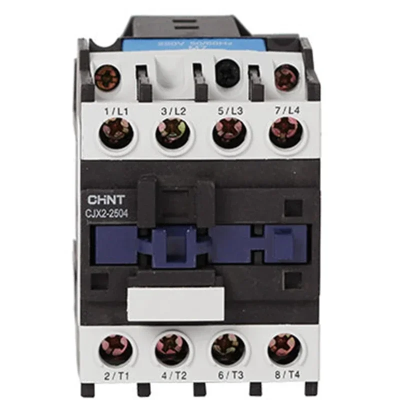 CHINT CJX2-2504 4NO 25A 220V Contactor de montaje en riel Contactor eléctrico industrial LC1 - imagen 2