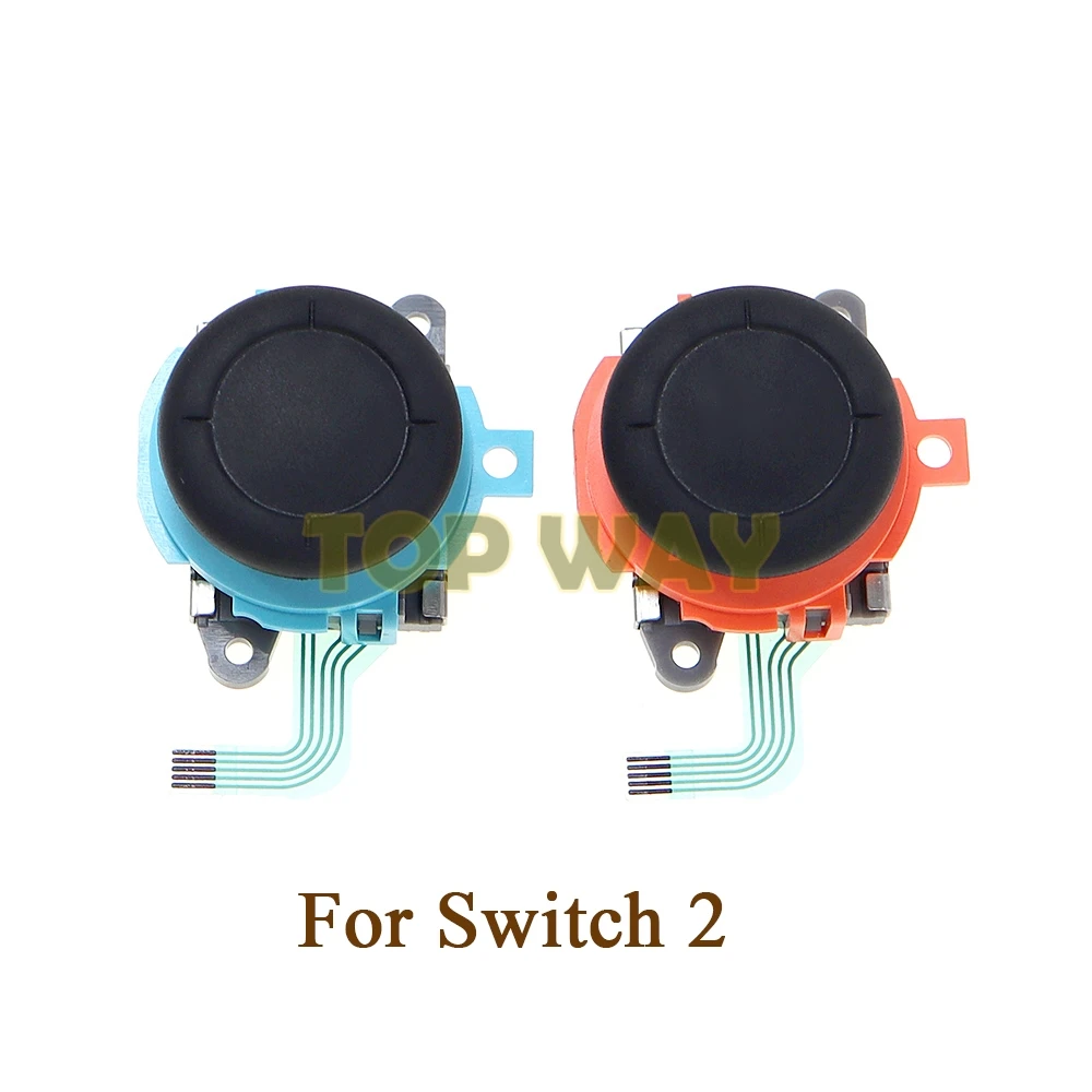 10 Uds. Thumbstick azul naranja para Switch 2 JoyCon para NS2 Joy Con reemplazo izquierda derecha 3D analógico Hall Joystick basculante - imagen 5