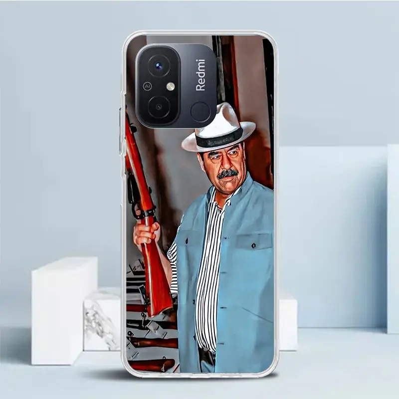 Etui moda Saddam Hussein Iraq árabe silicona llamada teléfono caso para Xiaomi Redmi 12 12C 13 13C 14C 10 10A 10C 9 9A 9C 9T 8 8A 7 - imagen 4