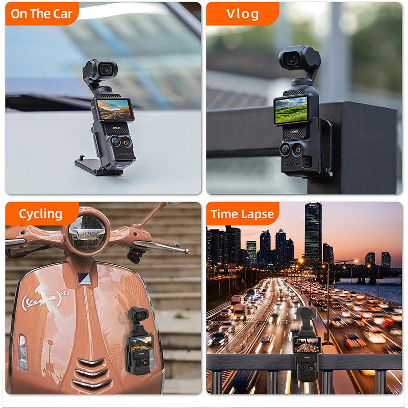 Marco adaptador para DJI Osmo Pocket 3, soporte de expansión, funda protectora magnética, accesorios fotográficos para cámara - imagen 5