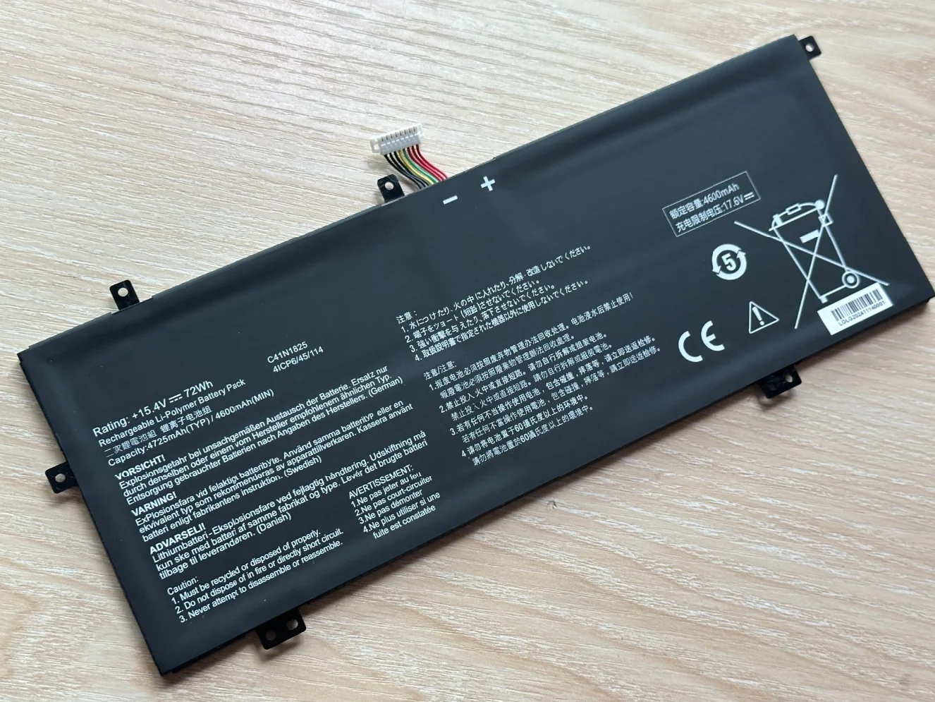 Batería de ordenador portátil C41N1825 para ASUS VivoBook X403FA-H522D 14 ADOL13FN I403FA ADOL13U ADOL14FA EB139T EB210T EB126T EB210R - imagen 5