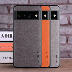 Funda Google Pixel 6 Pro Cuero Lujo TPU Suave Cámara Precisa
