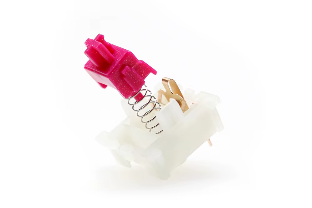 KTT Wine Red – Interruptor Mecánico Lineal Pre-lubricado - imagen 3
