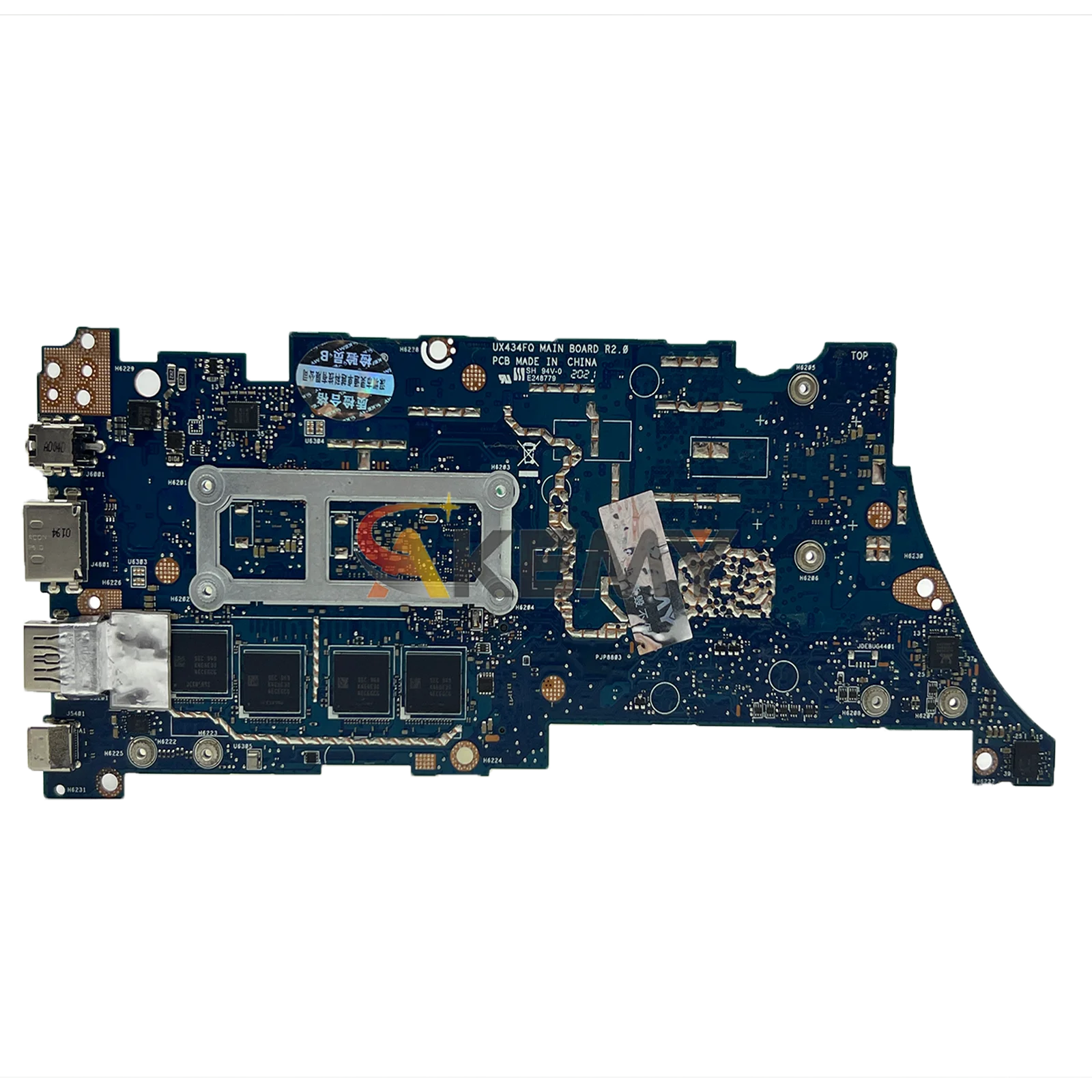 Placa base para ordenador portátil UX434FQ para ASUS ZenBook U4600F UX434FL UX434F placa base para portátil con 10. a generación I3 i5 i7 100% pruebas OK stk - imagen 2
