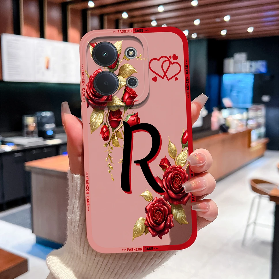 Para Redmi 15C 4G 5G Funda de teléfono letras creativas silicona líquida suave Funda de alta calidad para Redmi15C carcasa ligera anticaída - imagen 4