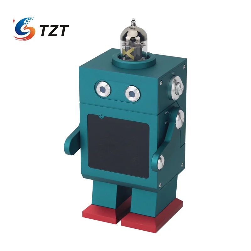 TZT xDuoo DM-01 Decodificador de audio cibernético en forma de robot Bluetooth5.4 Mini amplificador de auriculares HiFi Compatible con Windows/Linux - imagen 4