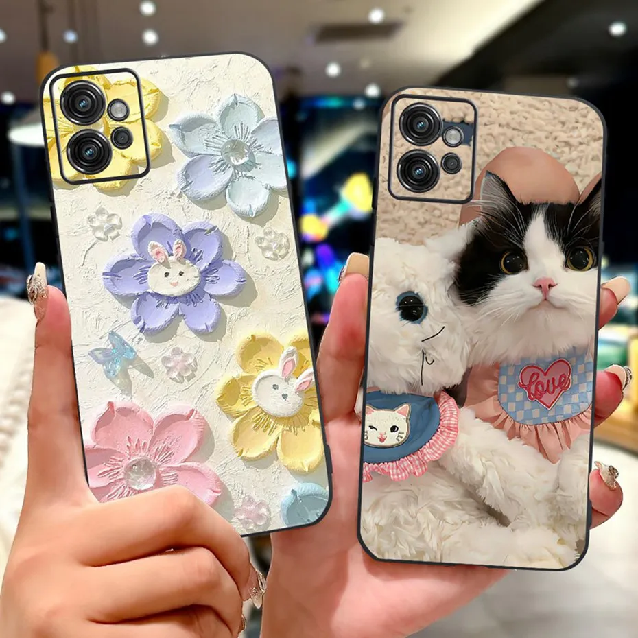 Nuevo diseño de funda de teléfono para Motorola Moto G32 G31 G34 G45, funda trasera suave de silicona negra de TPU para MOTO G31 G32 G34 G45 4G - imagen 4