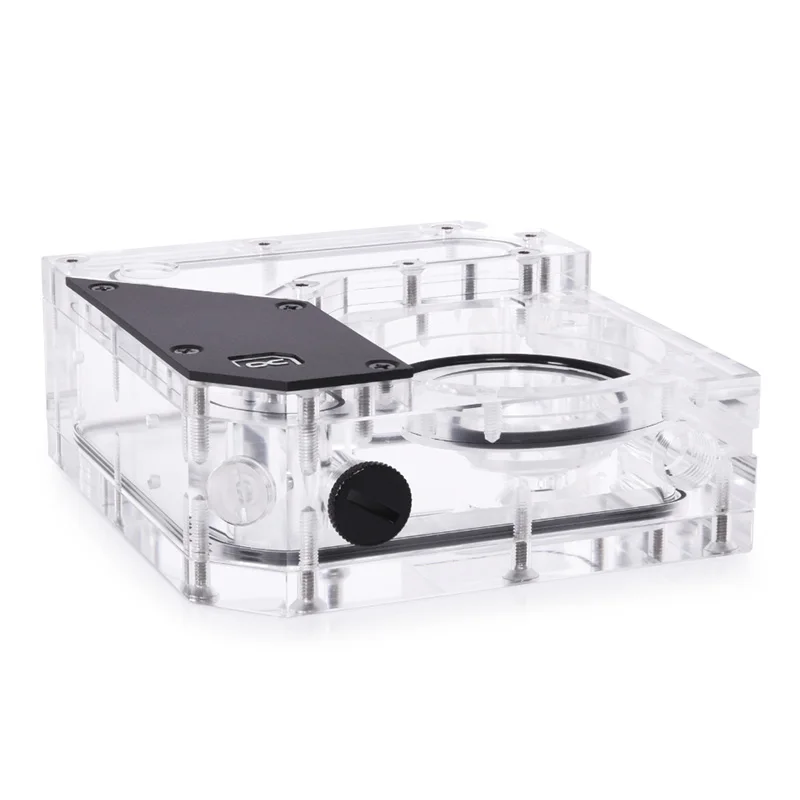 Alphacool-bomba Rise de depósito plano, dispositivo Compatible con D5,VPP, 5V aRGB, para carcasa de ordenador compacta, tanque de refrigeración de agua - imagen 4