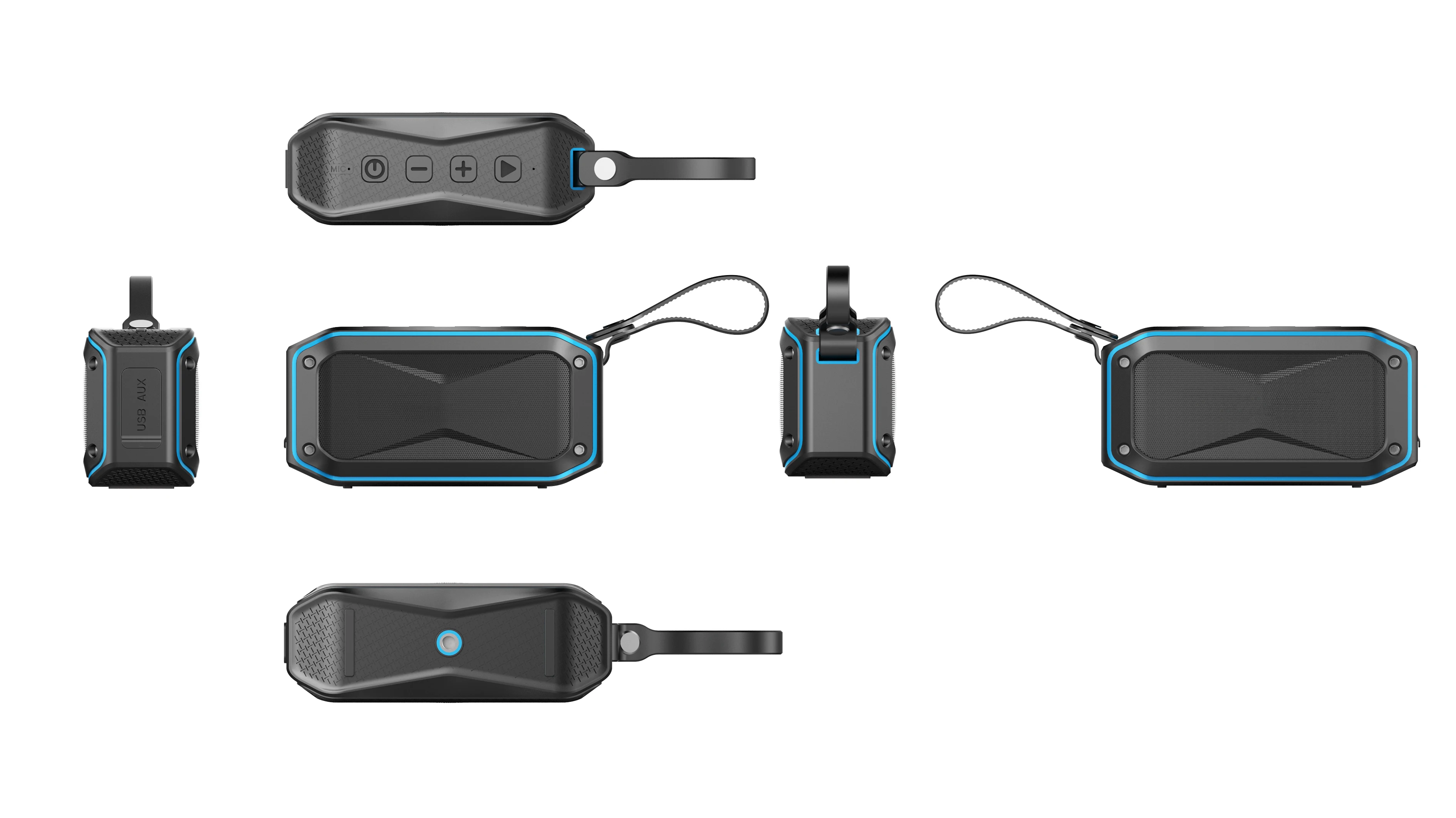 Epoch Factory EBS-505 Mini Altavoz Bluetooth portátil IPX7 Caja de música de audio auxiliar impermeable para ciclismo - imagen 5