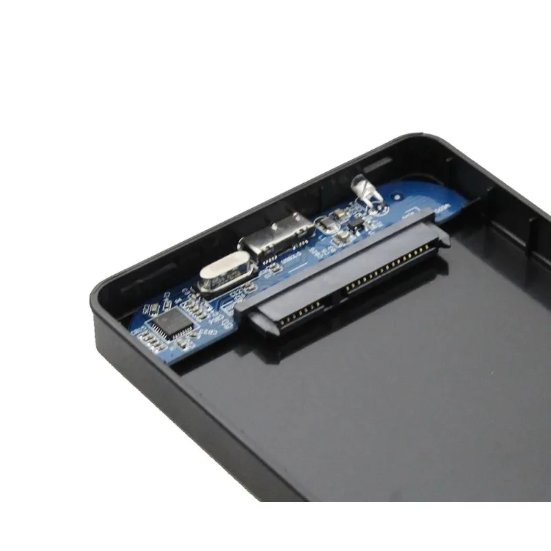 Caja HDD 2.5 USB 3.0 SATA - Carcasa Negra Sin Tornillos PC