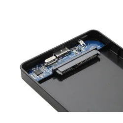 Caja HDD 2.5 USB 3.0 SATA - Carcasa Negra Sin Tornillos PC