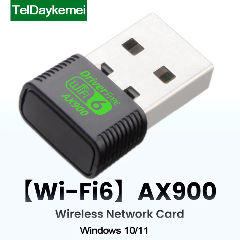 Dongle adaptador AX900 USB WiFi 6 para computadora portátil de escritorio Windows 10/11 - imagen 2