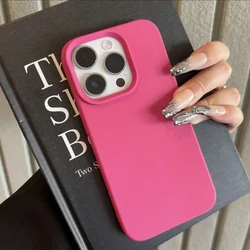 Funda iPhone Litchi – Antigolpes, tacto suave Alta Moda