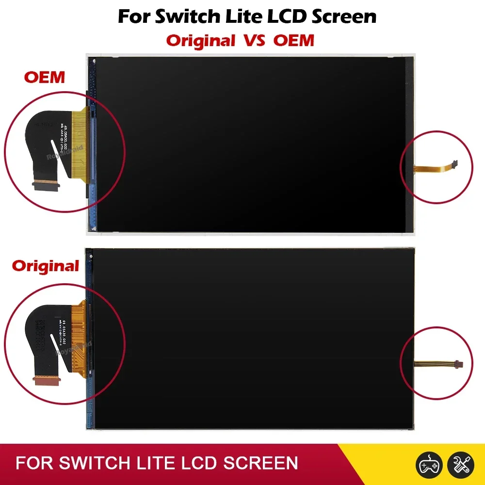Reemplazo de pantalla LCD OEM para NS Switch Lite, accesorios de montaje de cristal para consola de juegos Switch Lite, 1 Uds. - imagen 4