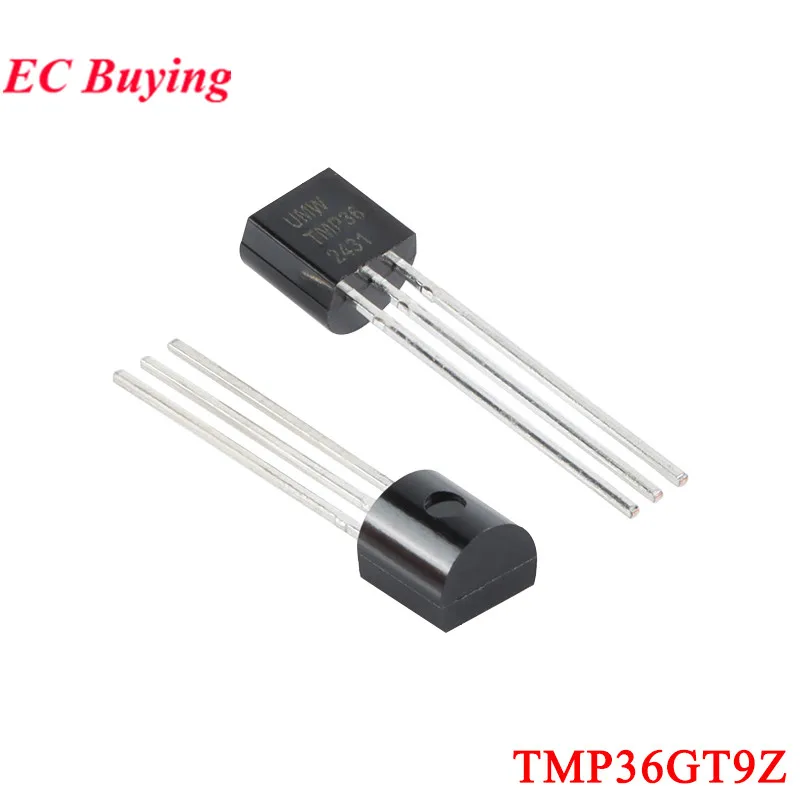 10 uds/1 unidad TMP36GT9Z TMP36 TMP36GZ TO-92 Sensor de temperatura Digital