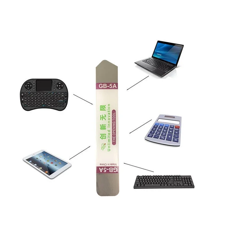 6-1 Uds hoja de acero inoxidable palanca suave y delgada Spudger teléfono móvil tableta pantalla herramientas de apertura de batería para Samsung iPhone iPad abridor - imagen 5