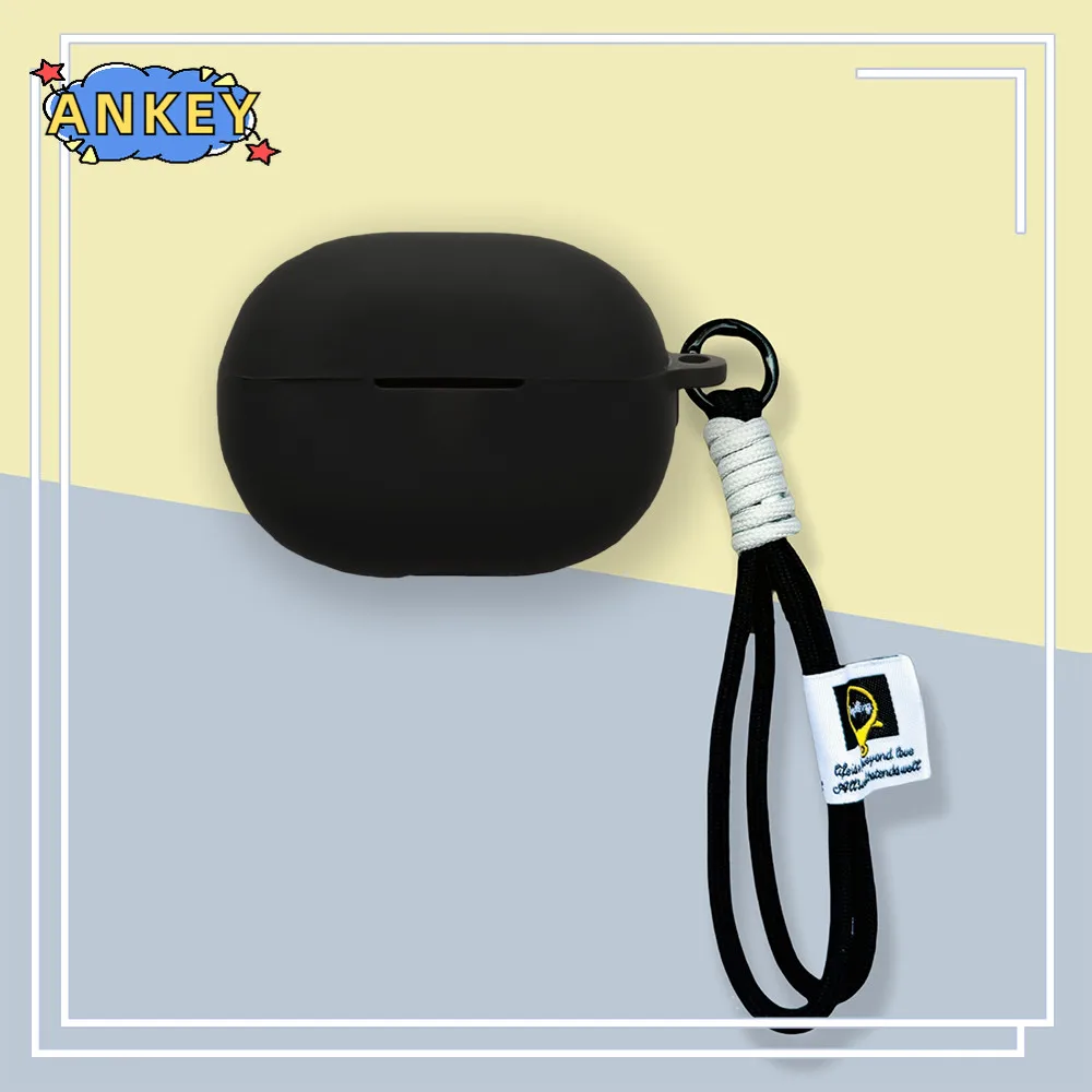 Funda para auriculares Huawei FreeBuds Pro 5, funda de silicona Premium a prueba de golpes, puerto de carga accesible con cordón de mosquetón - imagen 4