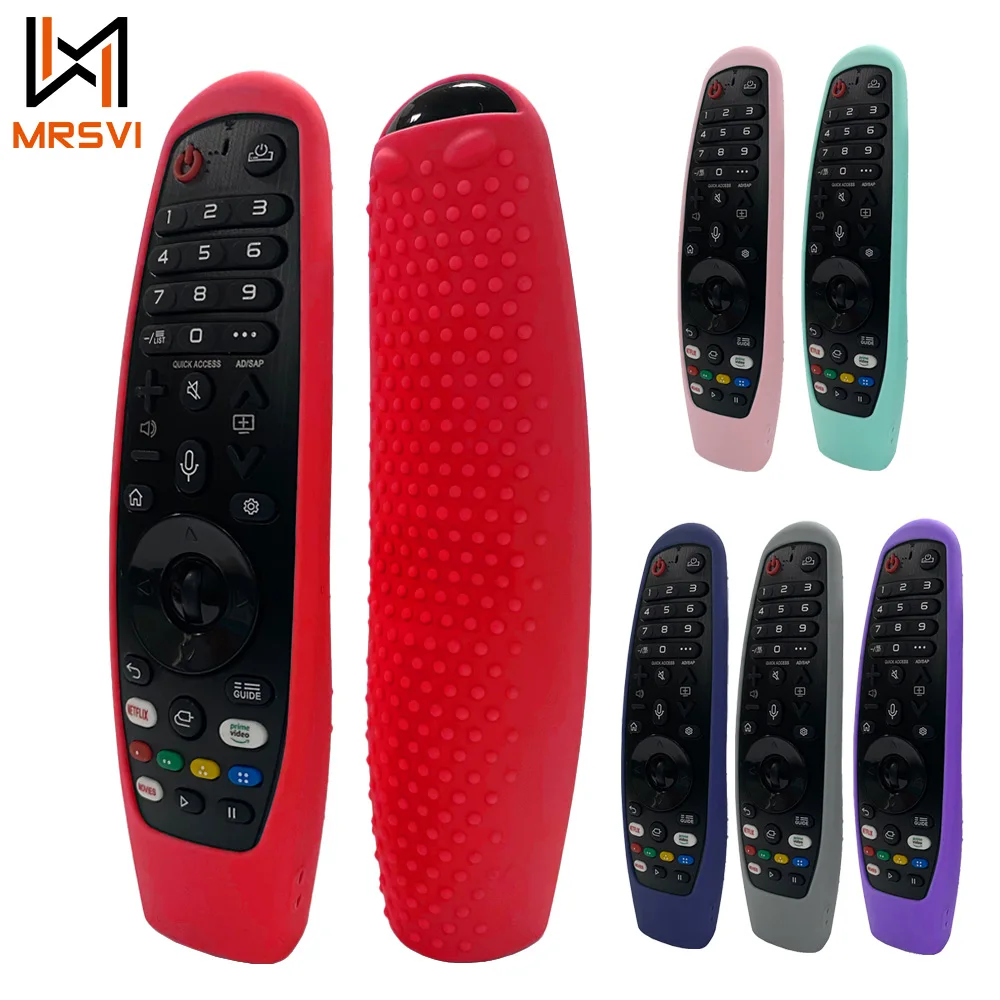 Funda protectora de silicona para LG AN-MR600 MR650 MR18BA MR19BA MR20GA, cubierta mágica para mando a distancia, consola de TV OLED inteligente, 2 uds.