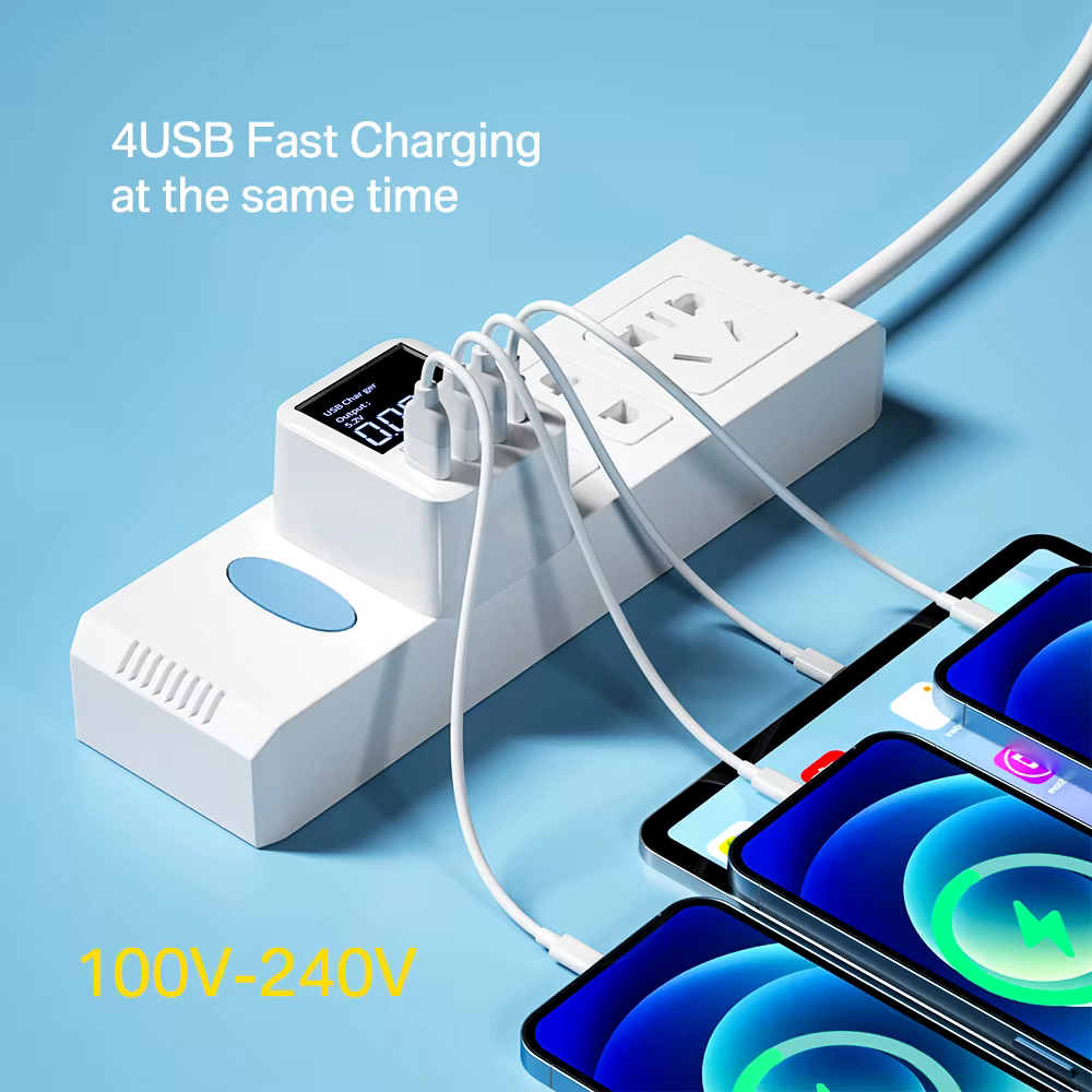 Cargador USB C de carga rápida PD QC para iPhone y Android - imagen 3
