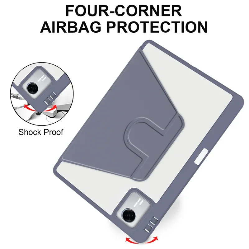 Funda con rotación de 360 grados para Lenovo Xiaoxin Pad 11 2025, Funda TB335FC para Lenovo Idea Tab 11 pulgadas, Funda para tableta TB336ZU/TB336FU - imagen 4