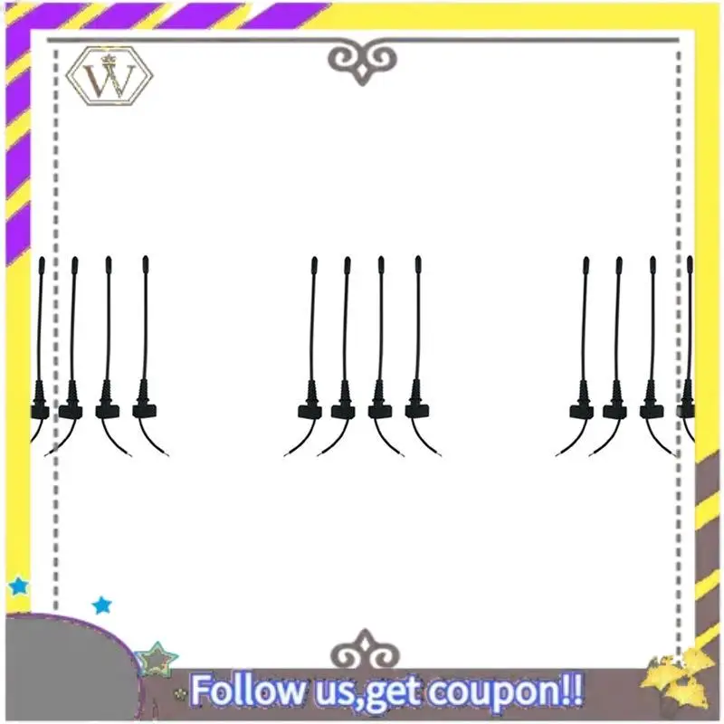 AU33-12 Uds antena de micrófono adecuada para Sennheiser EW100G2/100G3 micrófono inalámbrico Bodypack reparación pieza de micrófono reemplazar - imagen 4