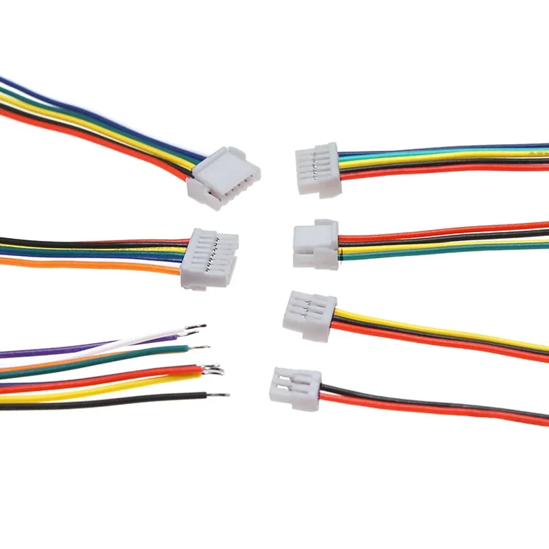 Conector JST GH serie 1,25 con cable, 10 piezas, 2P/3P/4P/5P/6 pines, 150MM 1007 28 AWG GH1.25 1,25 MM 15CM - imagen 4