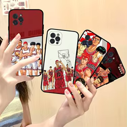 Funda de teléfono de película animada Slam Dunk para IPhone 17 16 15 14 11 12 13 Mini Pro XS Max Plus Funda Shell