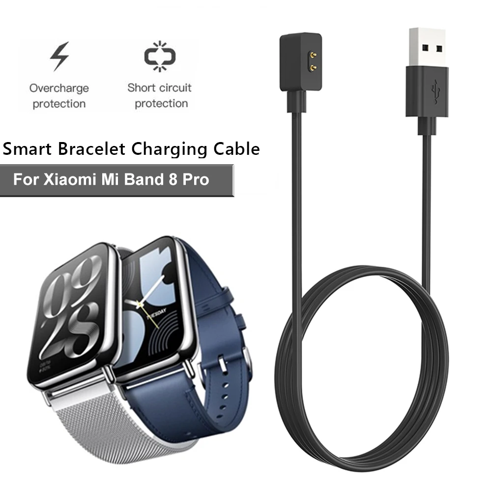 Cable de carga de 1m, Accesorios inteligentes, cargador magnético USB, múltiples protecciones, adaptador de corriente para Mi 8 Pro/8/Redmi Band 2/Active 3 - imagen 4