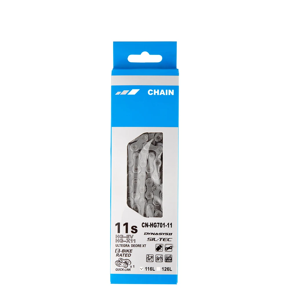 Shimano 9/10/11s cadena de bicicleta corriente 11v accesorios de bicicleta MTB 8v 9v 10v 11v corriente HG53 HG54 HG601 HG701 HG40 cadena de bicicleta de carretera - imagen 4