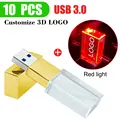 gold-red led