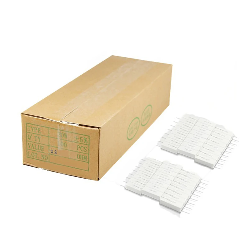 10 Uds 5W 5% resistencia de cemento resistencia de potencia 0R82 5R6 6R 6R2 6R8 8R 8R2 5,6 56 6,8 8 8,2 62 68 75 82 91 680 R K Ohm - imagen 5