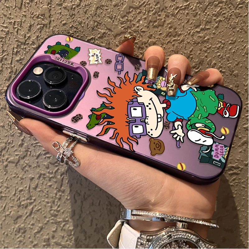 Funda de teléfono con dibujos animados divertidos para iPhone 17 Air 16 15 11 12 14 13 Pro Max XS X XR Plus 8 7 SE 2020, funda trasera a prueba de golpes - imagen 4