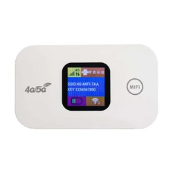 Router WiFi 4G portátil con ranura SIM y pantalla LED