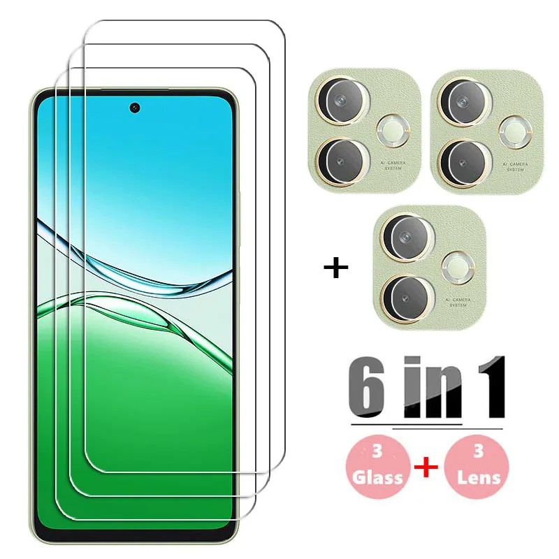 6in1 Full Gule Glass For OPPO A5 Pro Screen Protector OPPO A5 Pro Tempered Glass Protective Phone Camera Lens Film OPPO A5 Pro