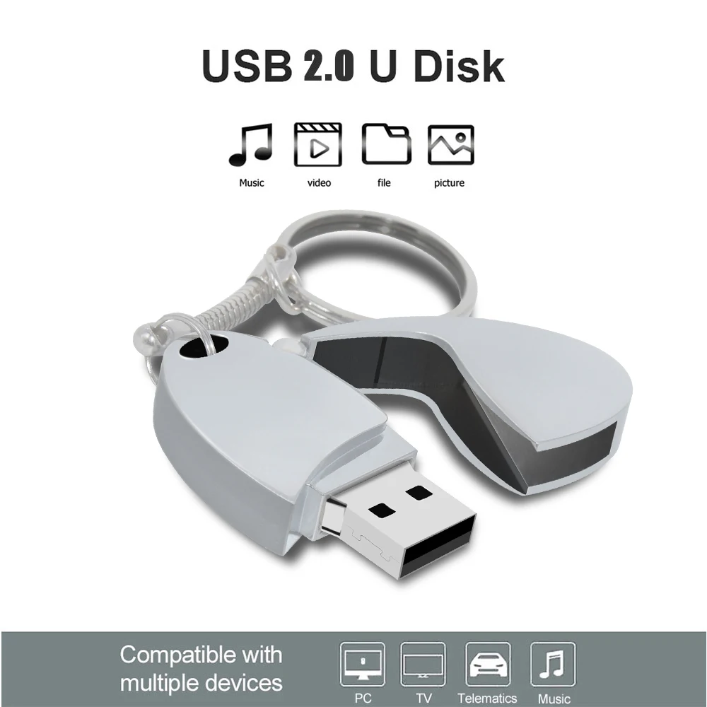 Memoria USB de rotación Memoria USB de 128 GB Pen Drive 8 GB 16 GB 32 GB 64 GB Memoria USB de alta velocidad 2. 0 Regalo Flash Pendrive con llavero - imagen 5