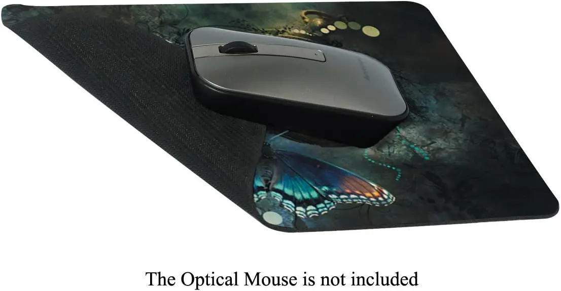 Alfombrilla de ratón pequeña, estética creativa, alfombrilla de ratón antideslizante de goma, alfombrilla de escritorio, accesorios para juegos, oficina, trabajo familiar - imagen 2